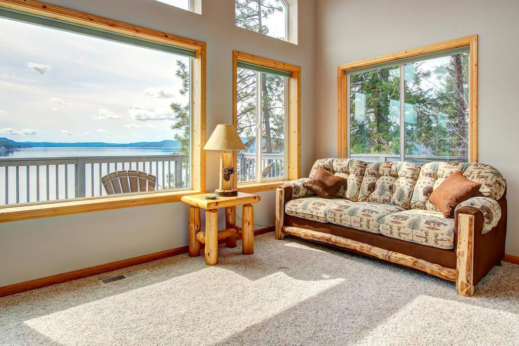 Beautiful Lake Coeur D'Alene Cabin On The Bay Hotel Mica Luaran gambar